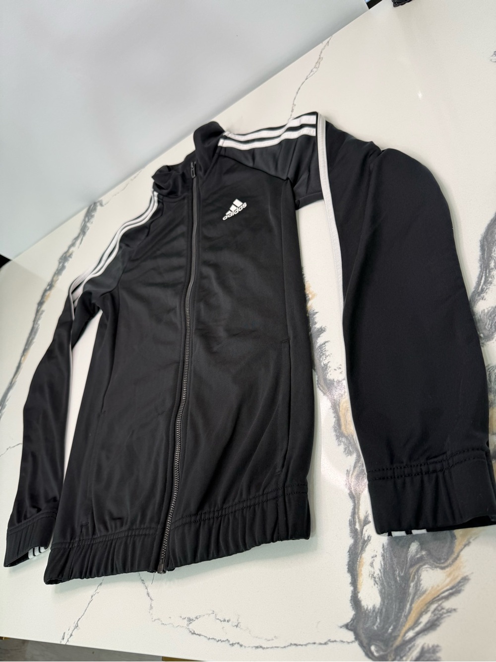 Adidas Women's Essentials 3-Stripes Track Jacket - Black - Size XS